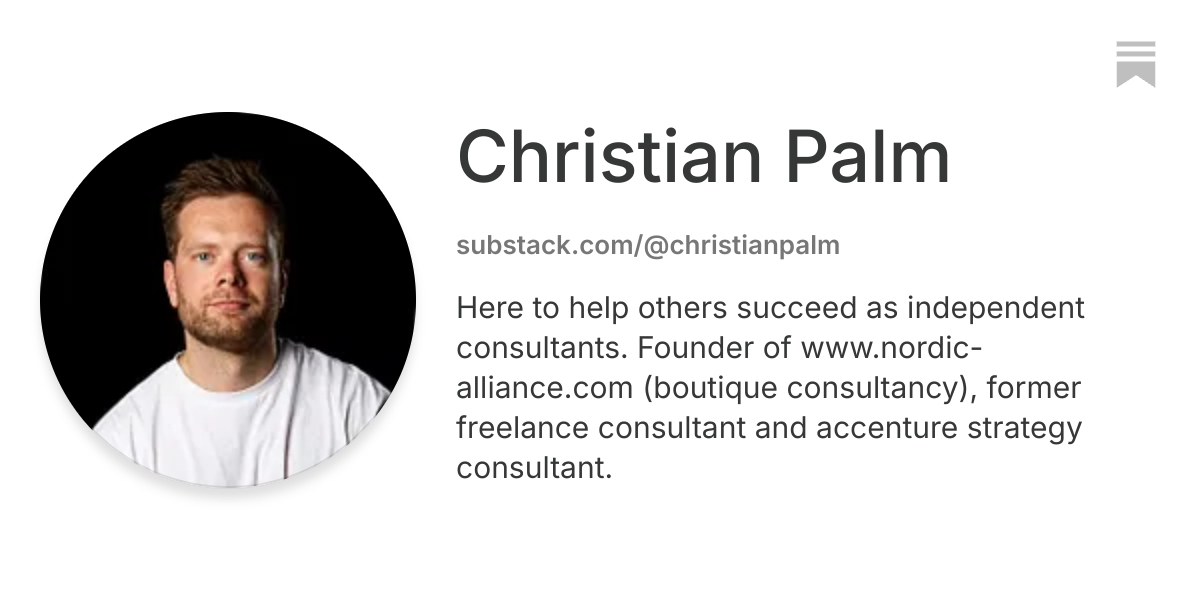 Christian Palm | Substack
