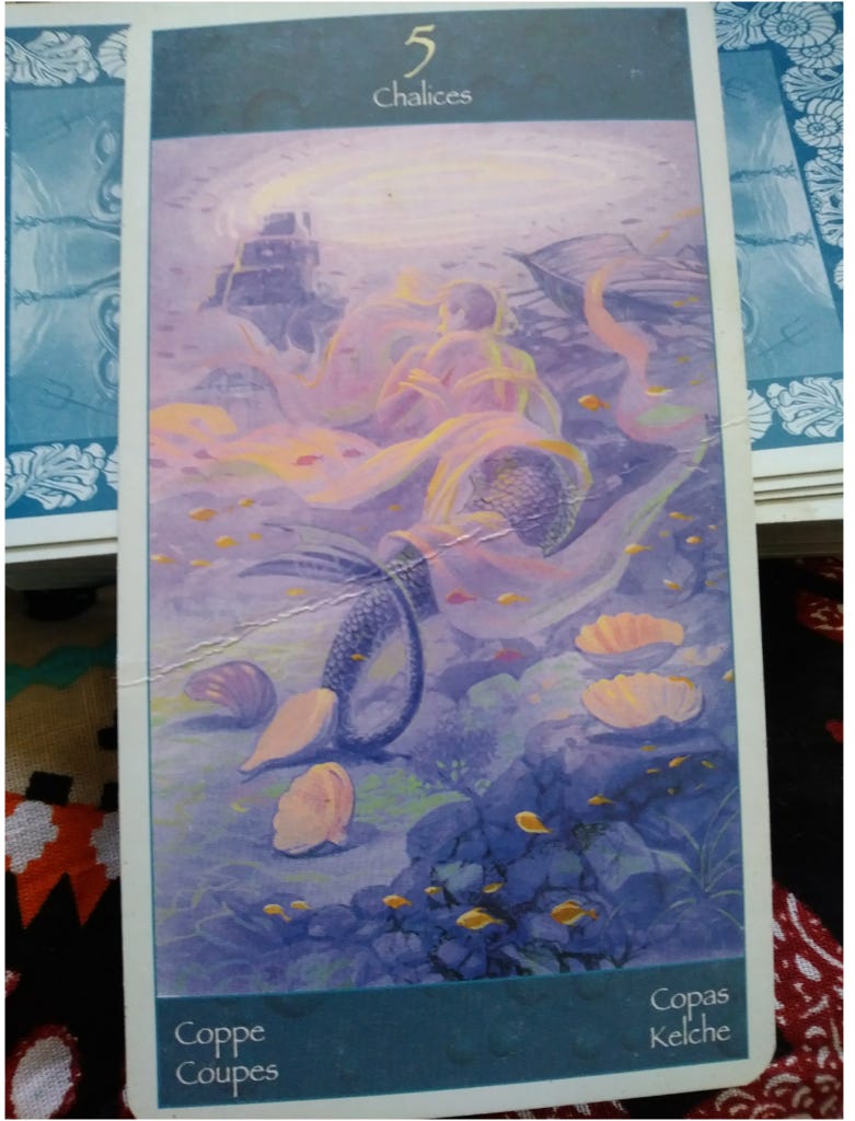 A Message from the Universe - 5 of Cups