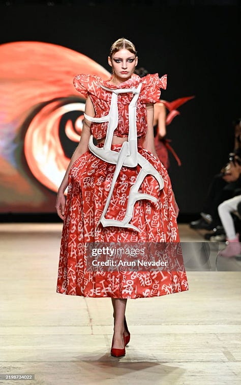 Imprints of Time NYFW new york fashion week 2025 cfda fashion trends emerging designer global fashion collective