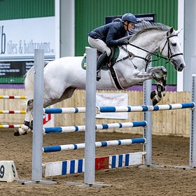 Portmore show jumping moves indoors