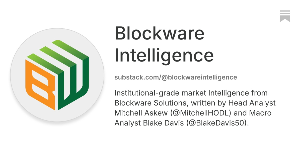 Blockware Intelligence | Substack