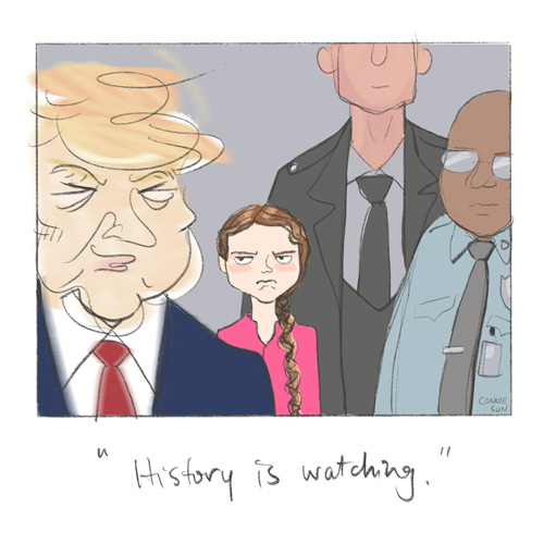 greta thunberg illustration climate summit reuters