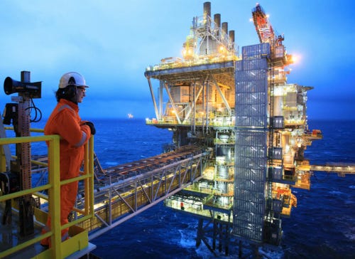 BP's installation at Clair Ridge in the North Sea BP's installation at Clair Ridge in the North Sea