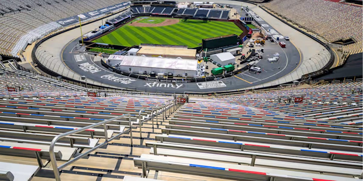 How MLB Turned a NASCAR Track Into a Baseball Stadium (in Just Two Months)