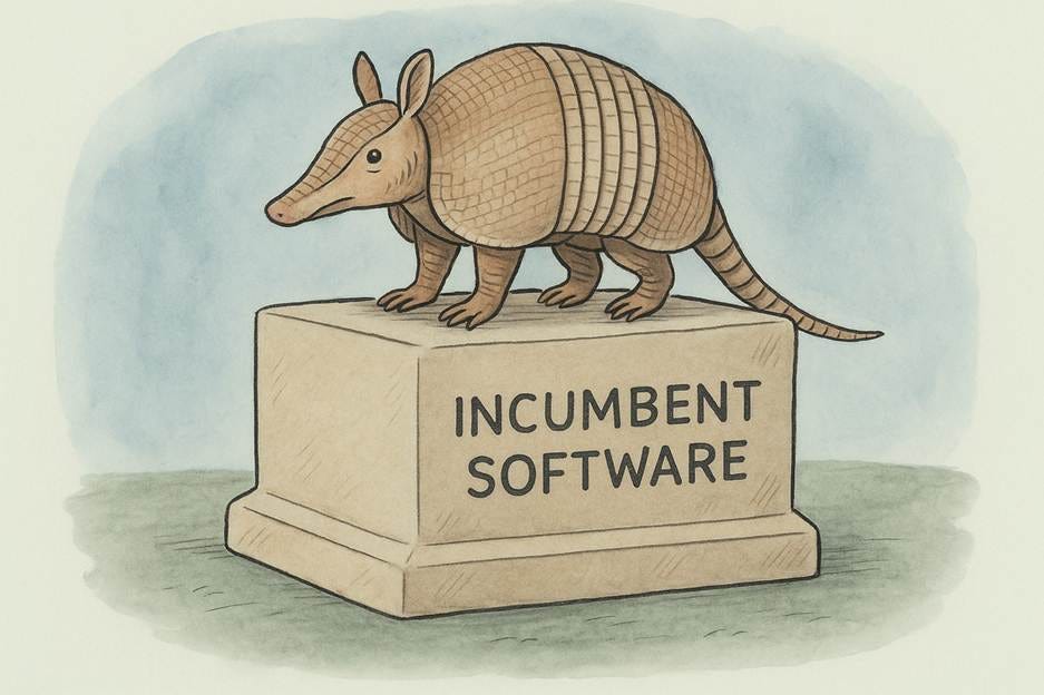 An armadillo on a stone block

AI-generated content may be incorrect.