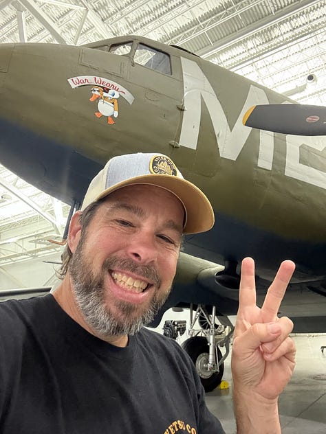 Photos of Donetta and James Dalman around the world.