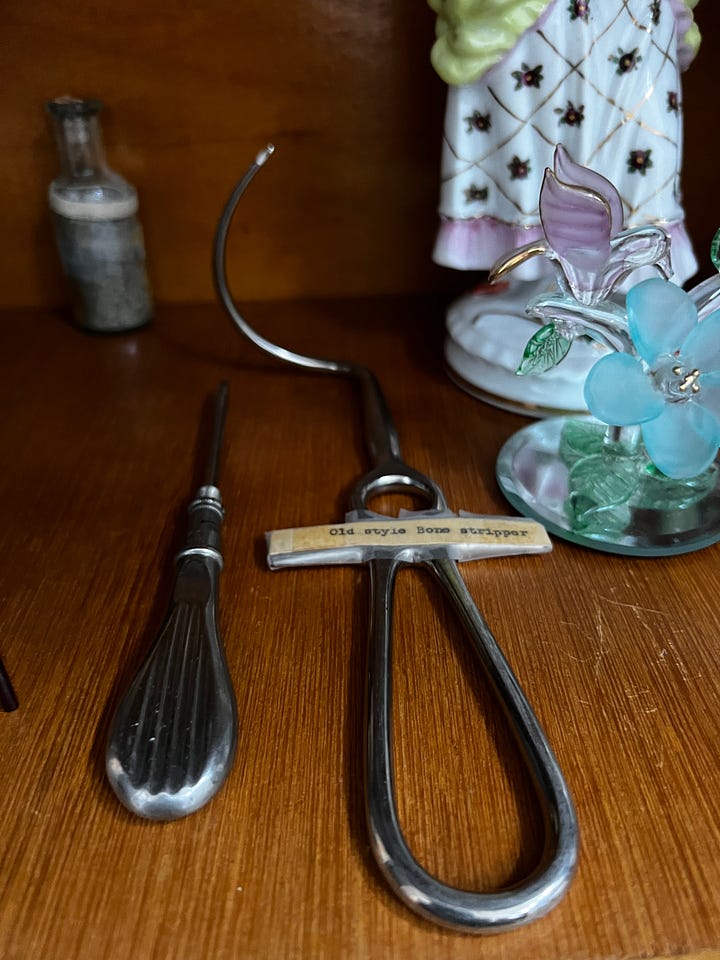 Civil War Doctor Tools and Bag