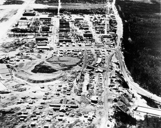 "RCAF Station, Goose Bay, winter 1943"