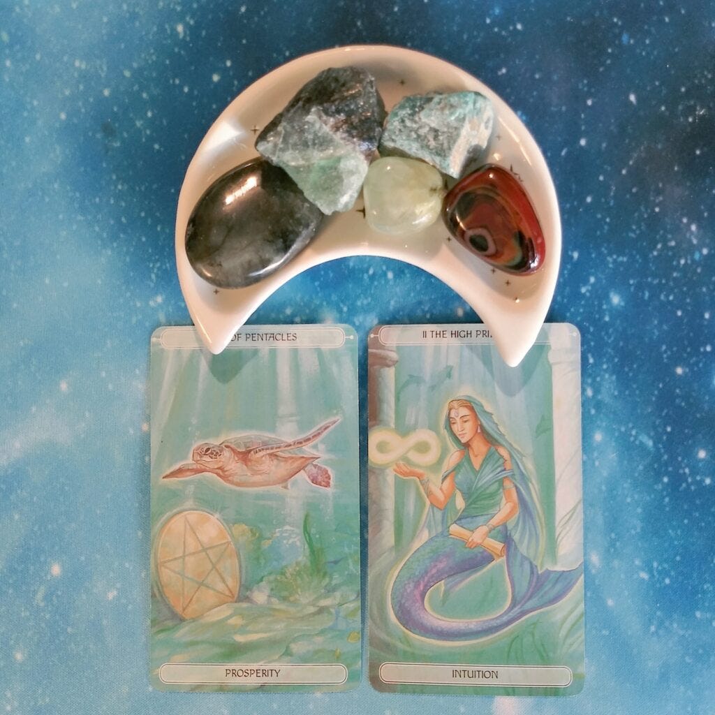 A Message from the Universe ~ The Reality of Practicality, Oceanic Tarot Cards