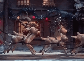 santa claus reindeer GIF santa claus reindeer GIF