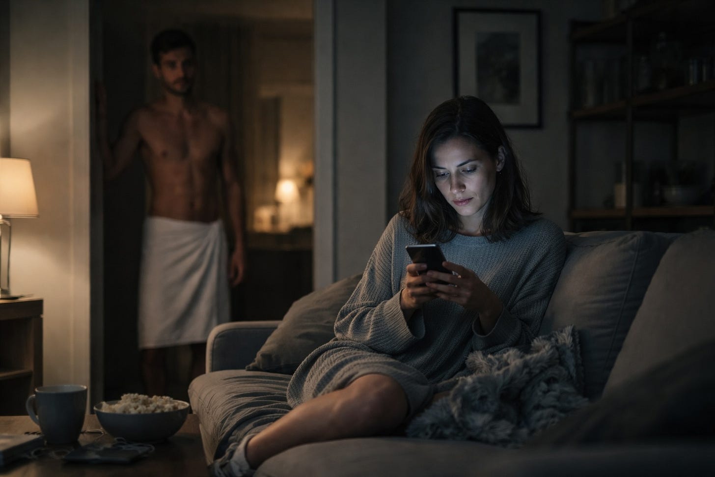 A fly on the wall observing a couple in a room, illustrating the concept of observing interactions in vivo.