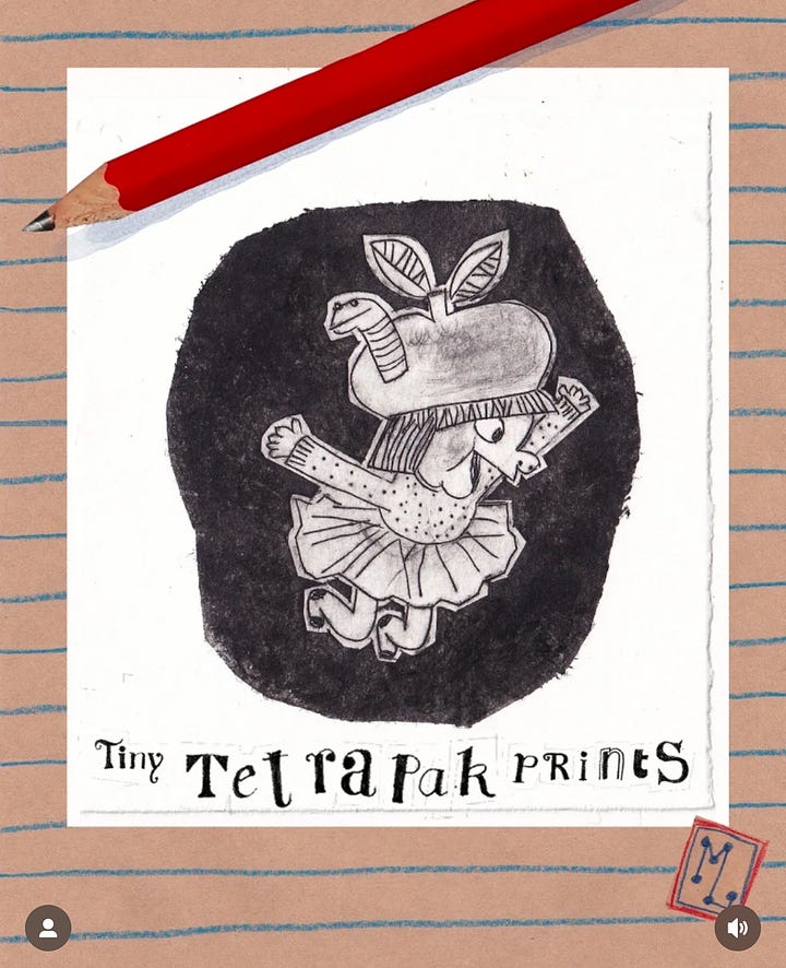 Monty Lee Tetra Pak Prints Illustrator