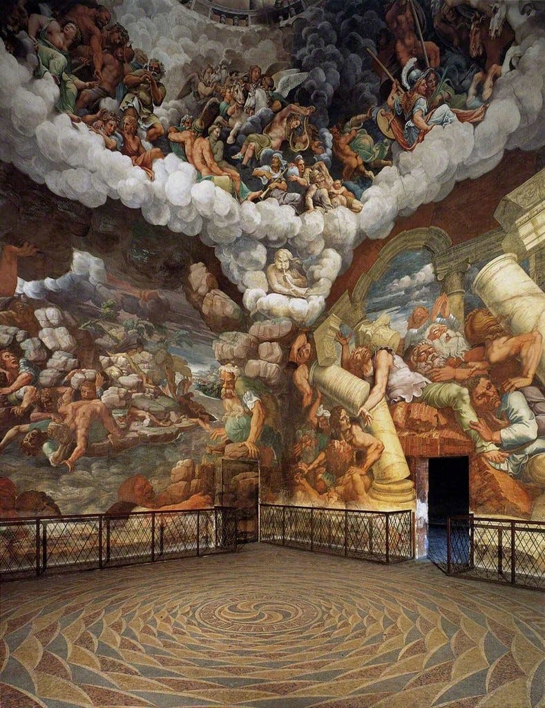 The Fall of the Giants by Giulio Romano The Fall of the Giants by Giulio Romano