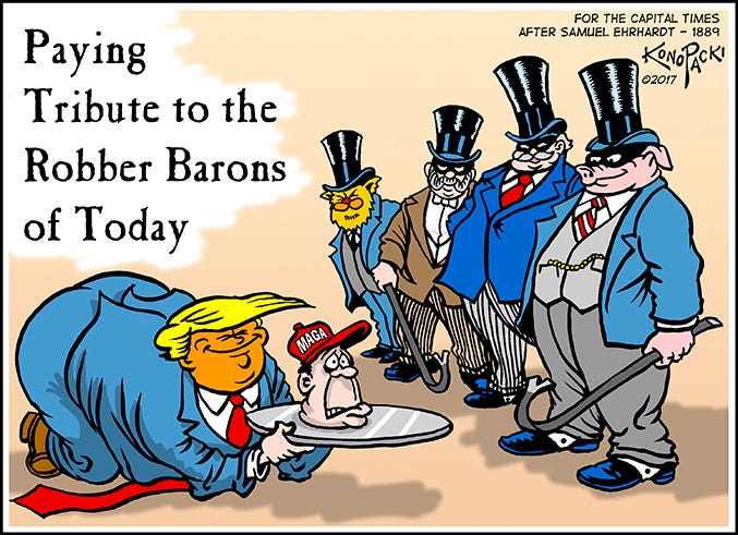 Robber Barons of Today | Huck/Konopacki Cartoons