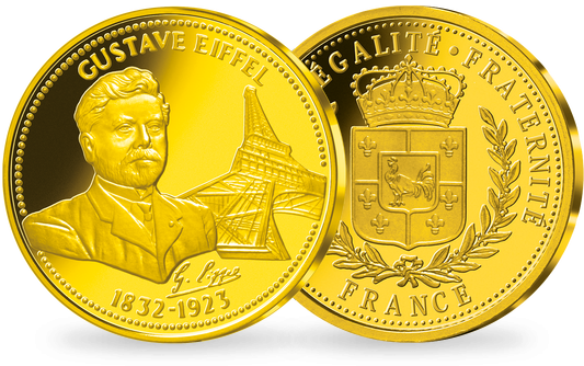Frappe en or «Gustave Eiffel 1832-1923» | STEFM