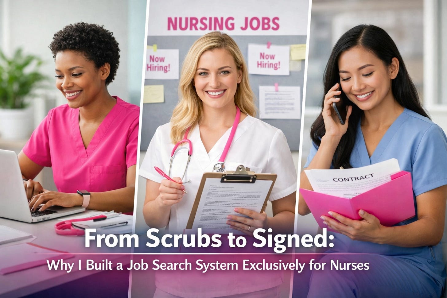 From Scrubs to Signed: Why I Built a Job Search System Exclusively for Nurses