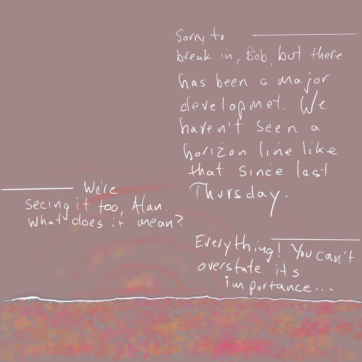 play-by-play narrative of sunrise