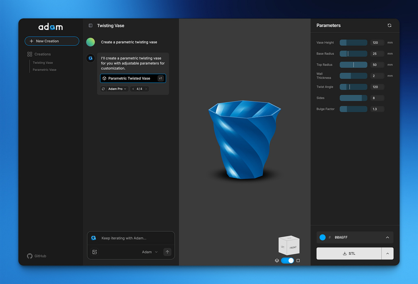CADAM Screenshot 2 CADAM Screenshot 2
