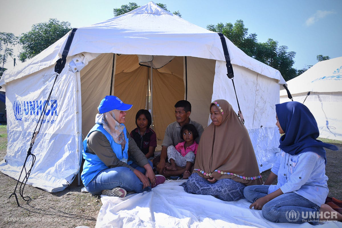 Examples of how UNHCR helped refugees in 2018