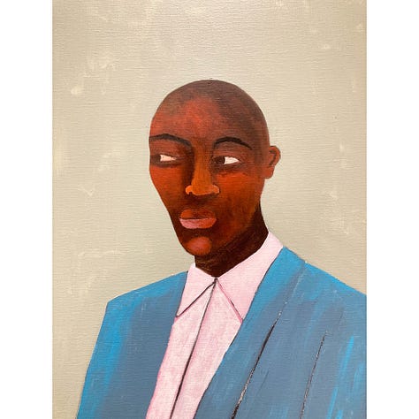 Figurative and narative paintings by Lubaina Himid