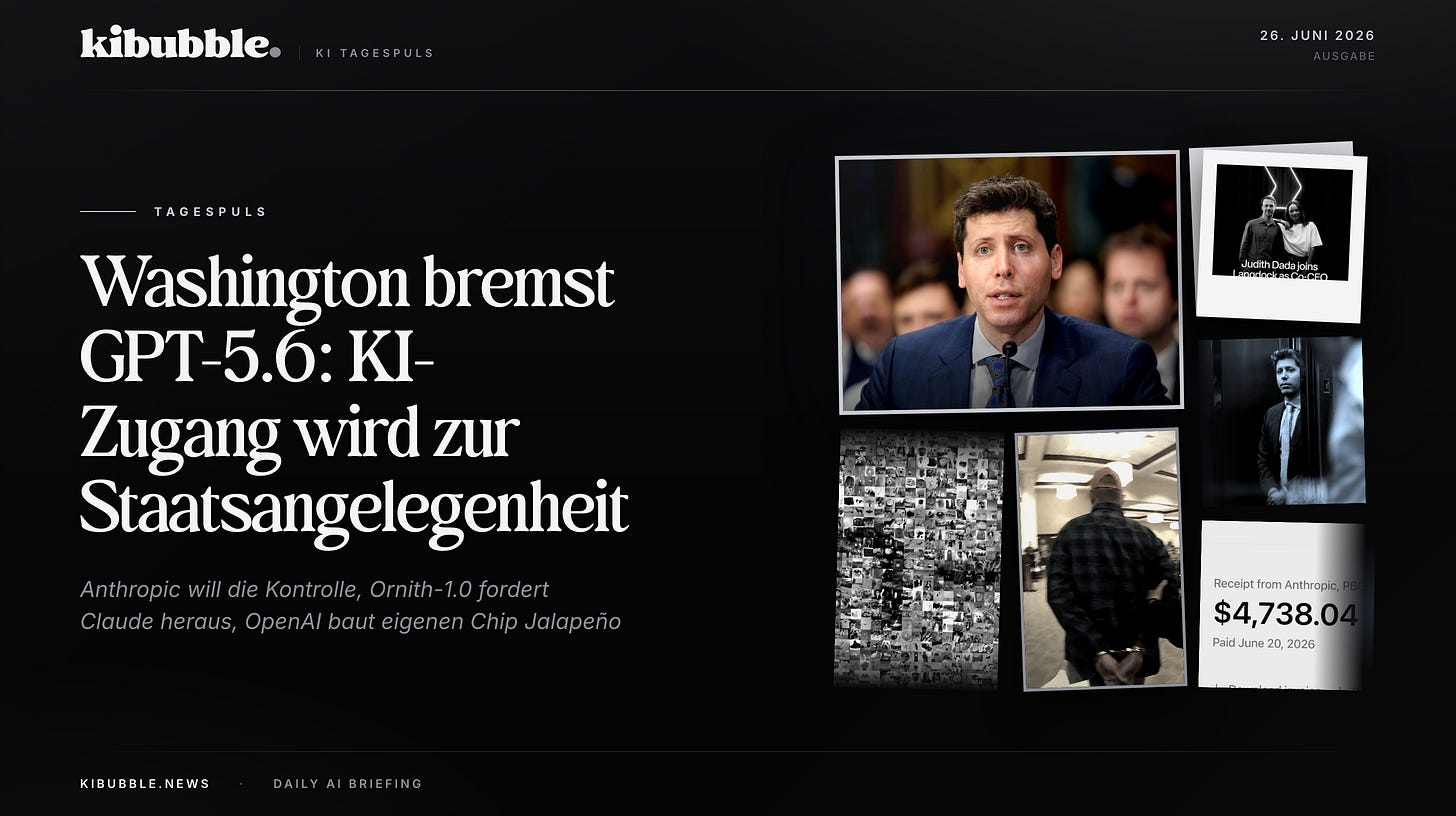 Spitzen-KI wird zur Staatsangelegenheit: Washington bremst GPT-5.6