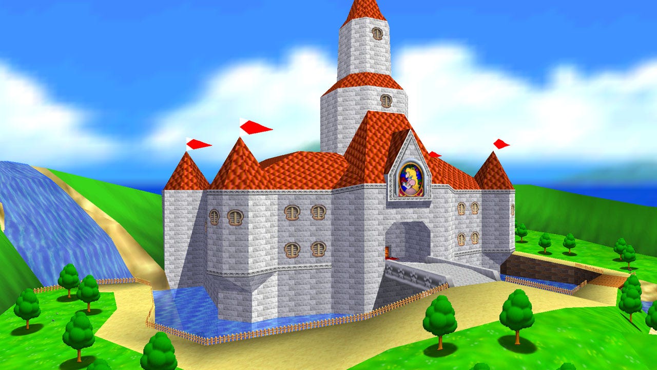 Peach's Castle Secret Stars - Super Mario 64 Walkthrough