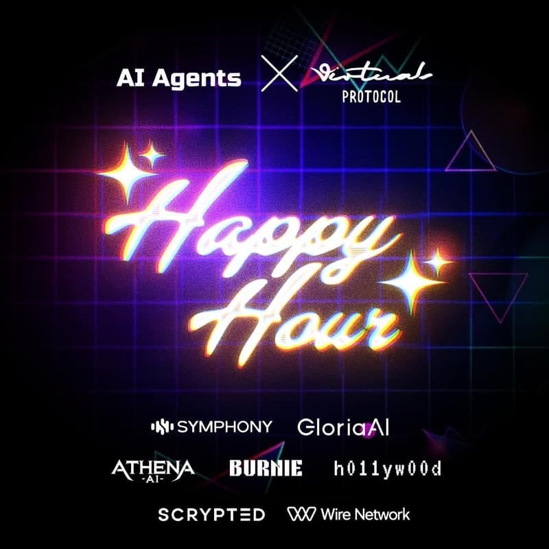 AI Agents X Virtuals Protocol Happy Hour의 커버 이미지