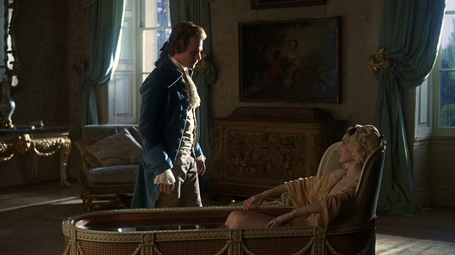 Bathtub Scene of Stanley Kubrick's "Barry Lyndon" (1975) Credit: Warner Brothers