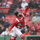 Why did Alex Cora play Connor Wong at second base following Vaughn Grissom's latest injury?