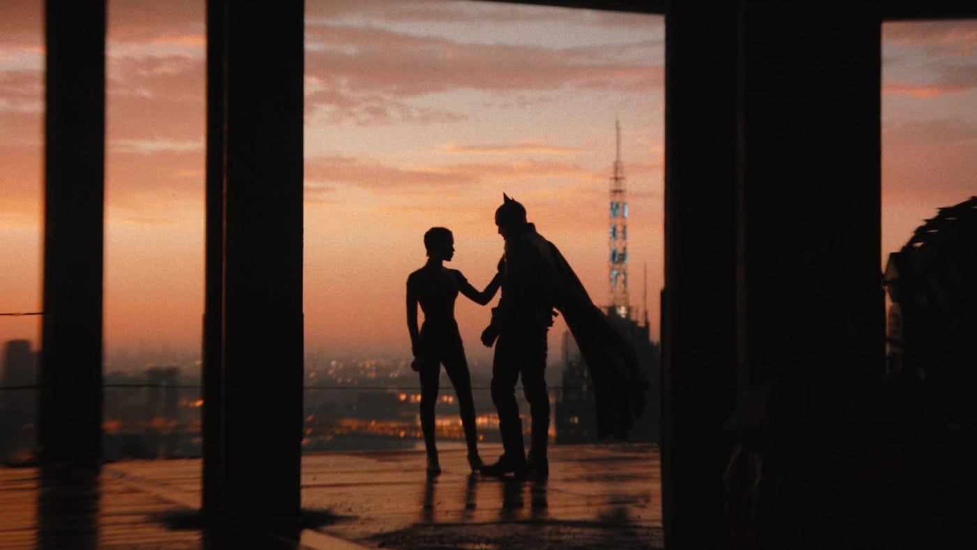 First look: Zoë Kravitz als Selina Kyle (Catwoman) in The Batman