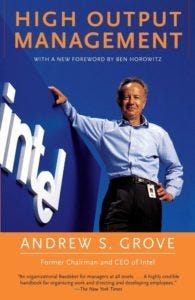 Livro High Output Managment