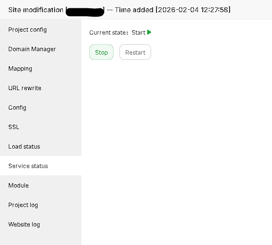 Service Status