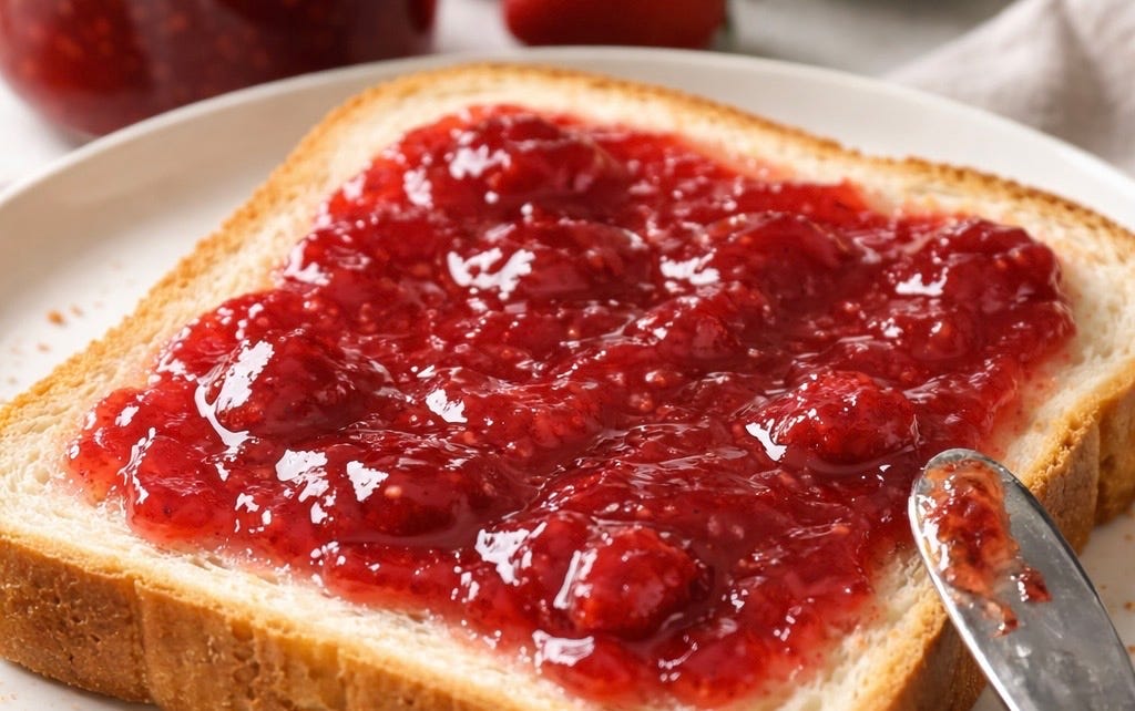White Bread with Jam and the Blood Sugar Rollercoaster