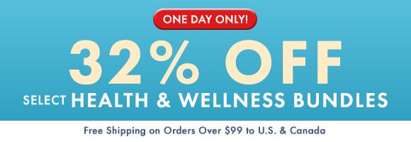 Get 32% Off on Select Health and Wellness Bundles