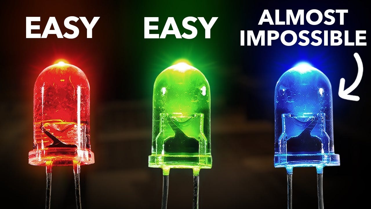 蓝色 LED 的诞生 蓝色 LED 的诞生