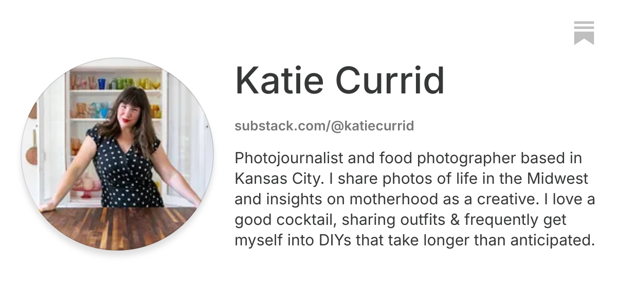 Katie Currid | Substack