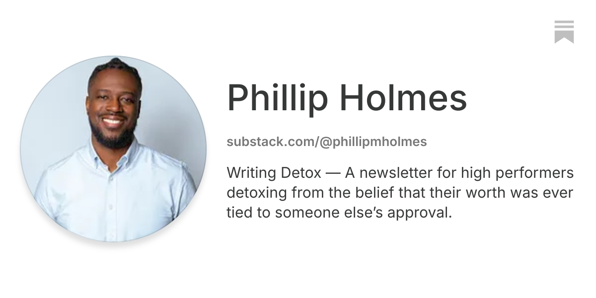 Phillip Holmes | Substack