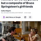 Talking to the Girls After the Springsteen Biopic