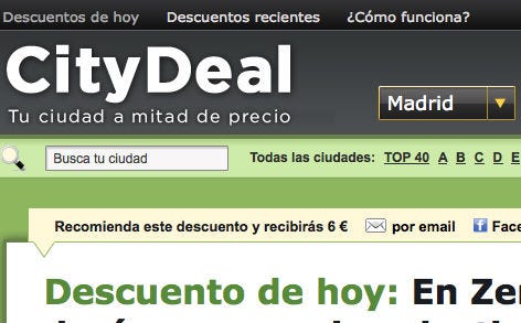 Captura Citydeal Madrid Captura Citydeal Madrid