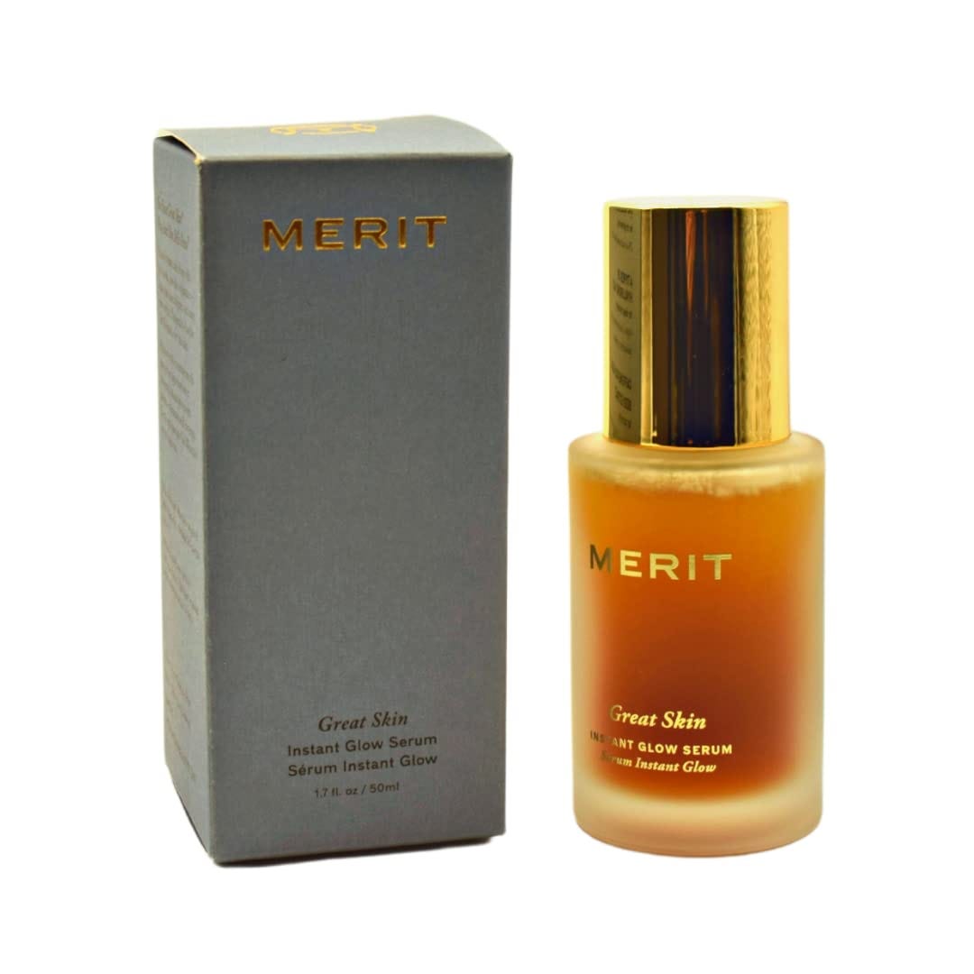 Amazon.com: MERIT Great Skin Instant Glow Serum with Niacinamide and  Hyaluronic Acid 1.69 oz / 50 ml : Beauty & Personal Care