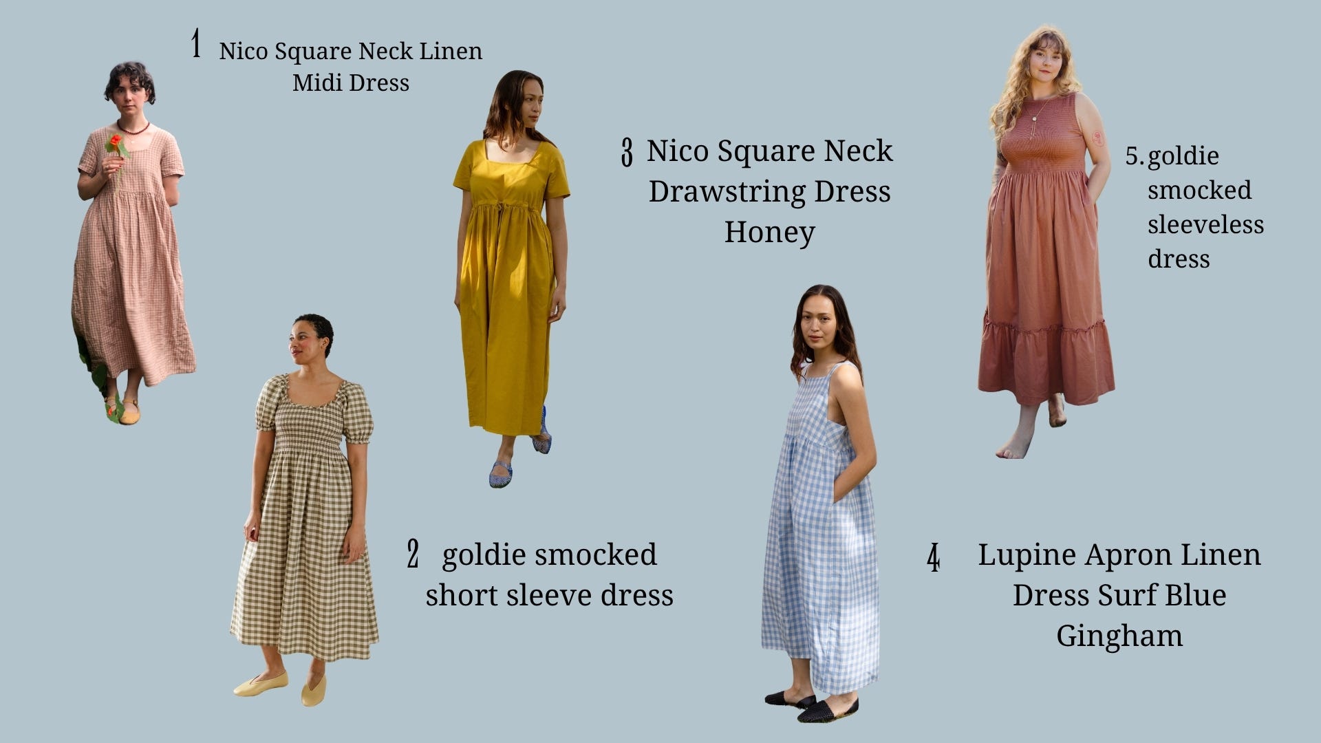 nico linen dress pattern Nico Linen Dress Pattern Size 0-6 New Uncut