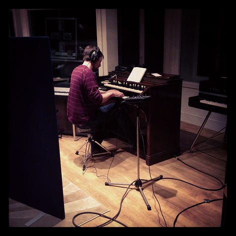 Recording at The Chairworks studio