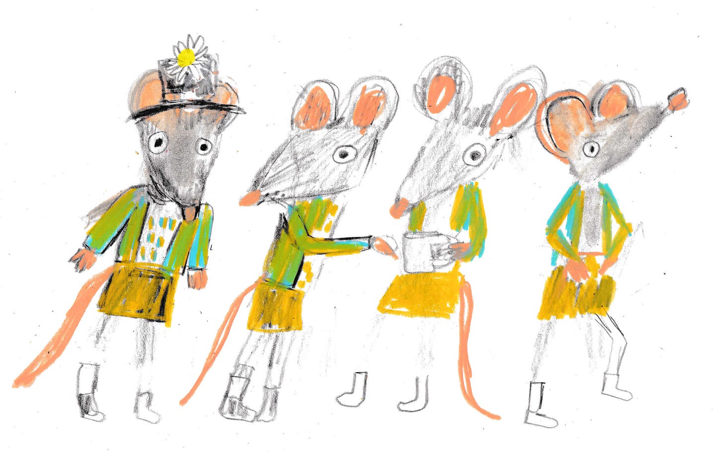 mouse character by Beth Spencer