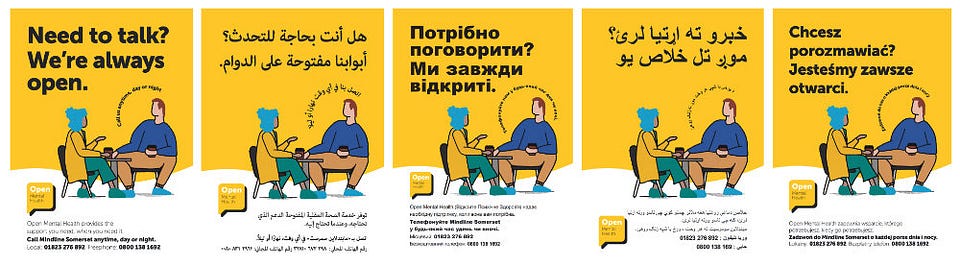 OMH Leaflets Available in Multiple Languages! - Open Mental Health