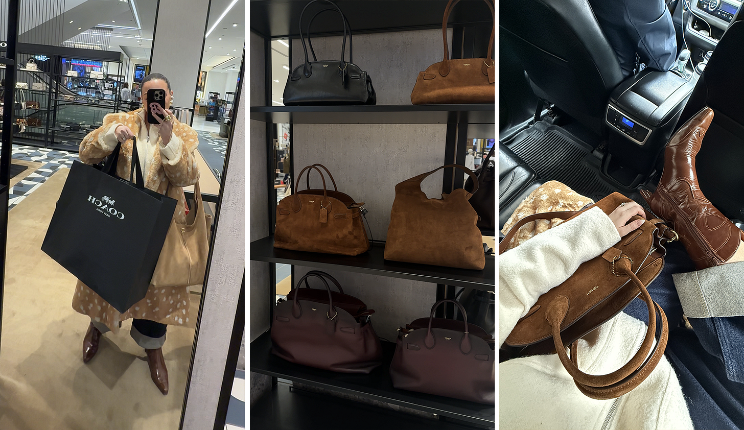 Coach bags at Macy's