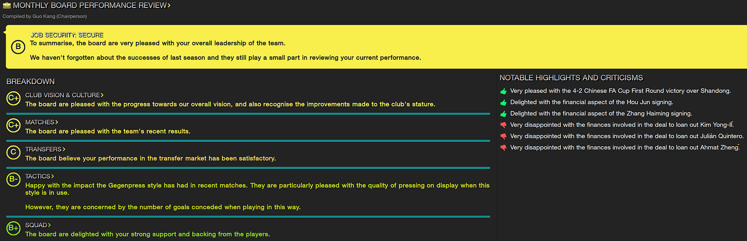 Football Manager 2023 Board Review