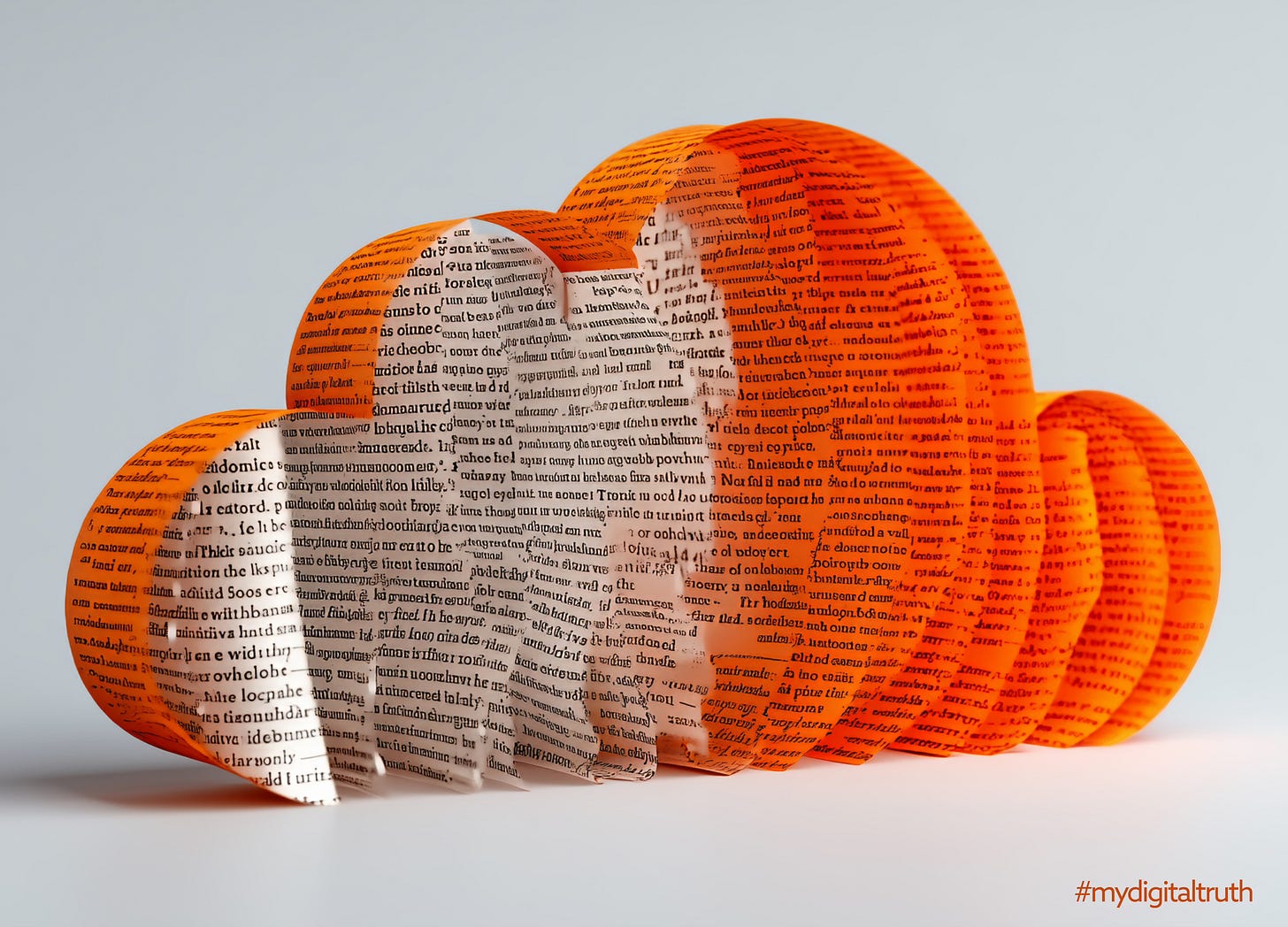 Imagined Soundcloud symbol made of legal paragraphs