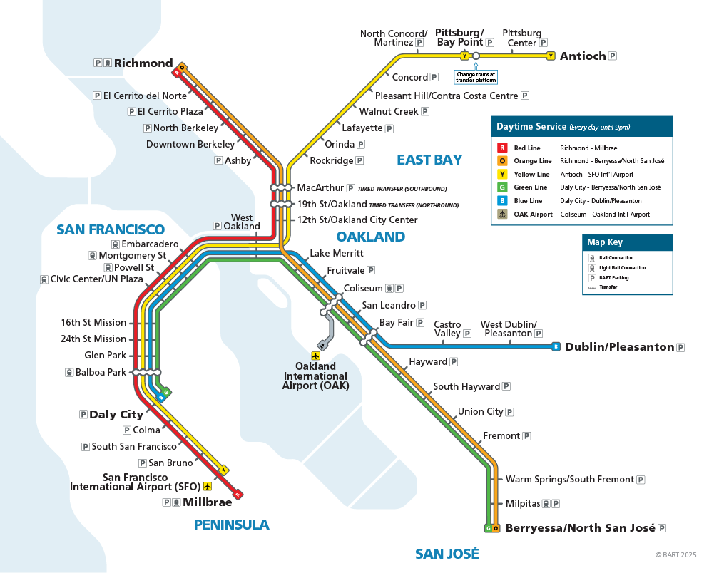 System Map - Every day until 9pm 5-Line Service System Map - Every day until 9pm 5-Line Service