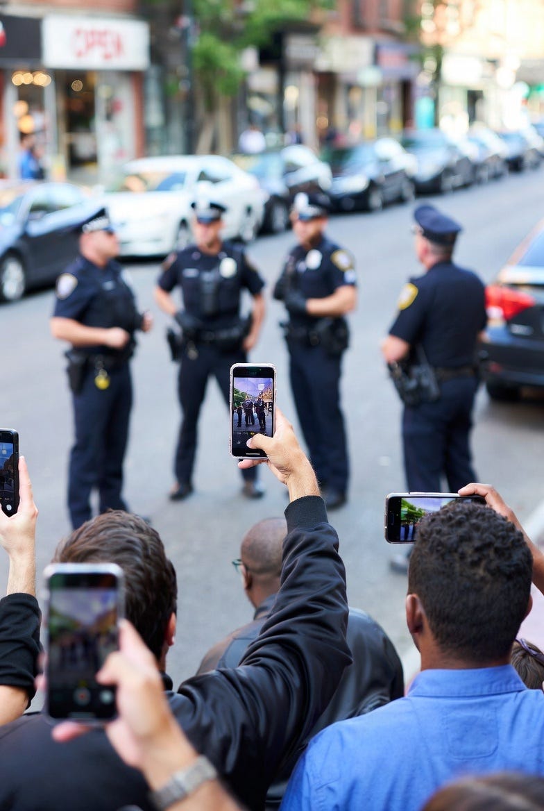 FILMING THE POLICE FILMING THE POLICE