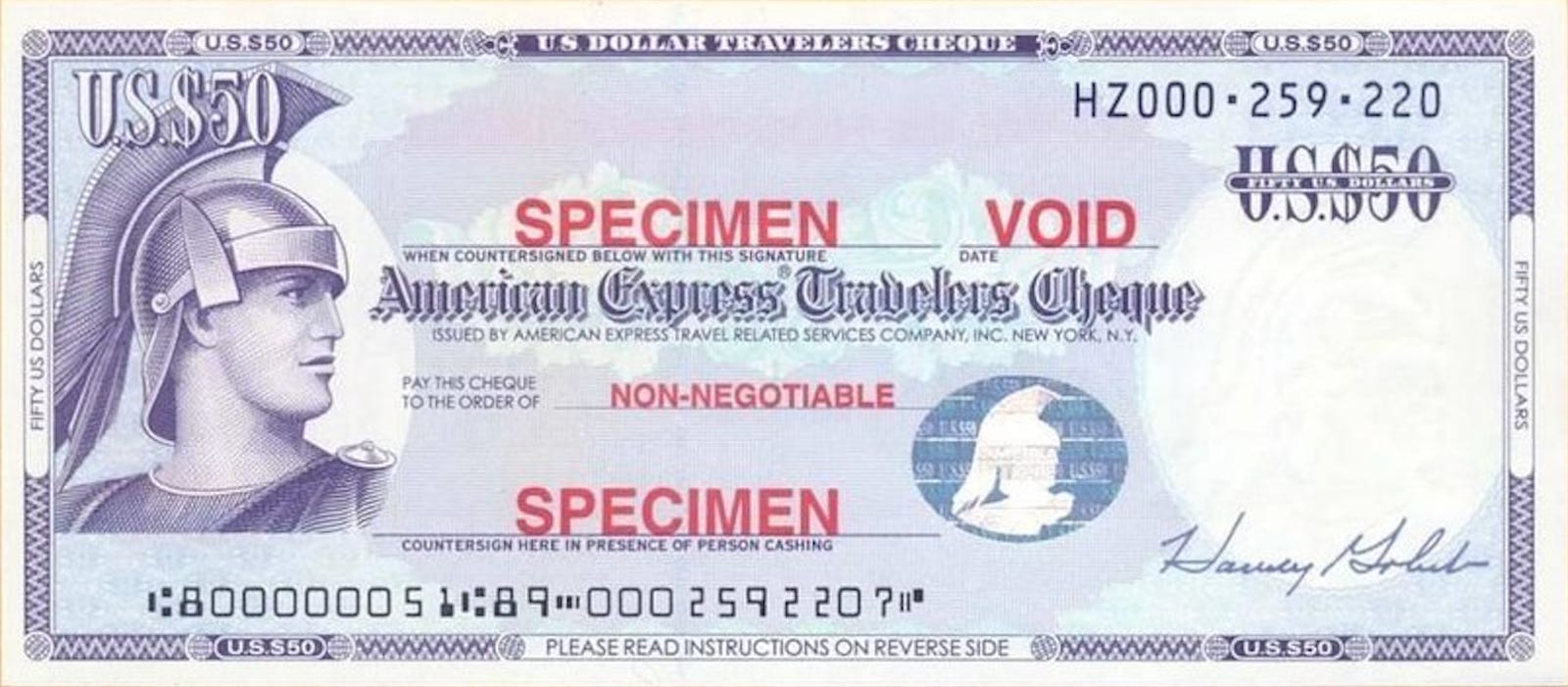 The Travelers Cheque Edition - by Guest Contributor